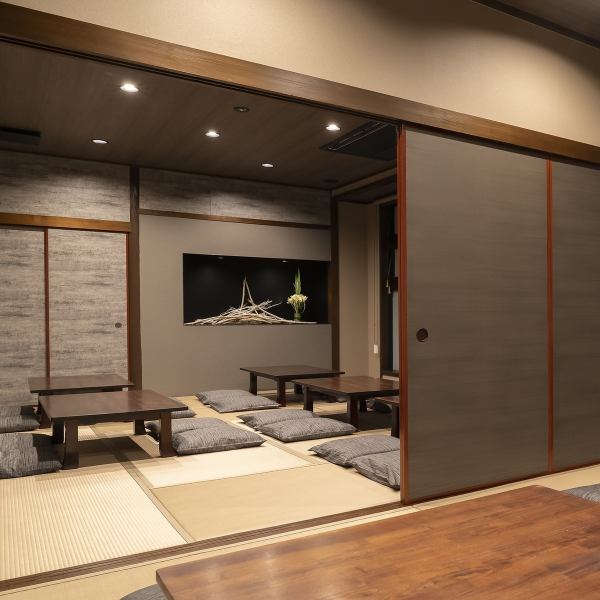 2nd floor tatami room that can accommodate up to 30 people.(Negotiable for more than 30 people) For various banquets ◎