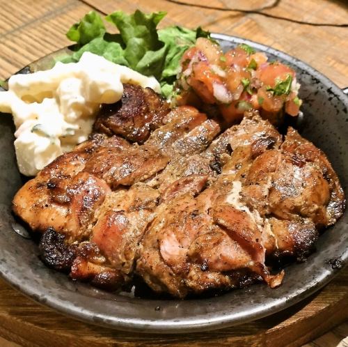 [Recommended even for people who don't like spicy food!] Spicy jerk chicken grill