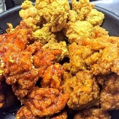 半半半チキン 3種盛り(フライド・ヤンニョム・醤油ダレ) 骨付き