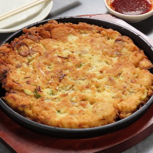 【 韓国でおなじみのヘルシー料理　おからチヂミ】