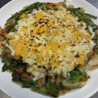 奶酪海鲜煎饼