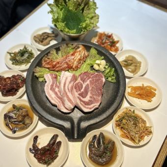 韓食堂、スペシャルサムギョプサルSET