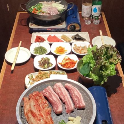 【平日コース】韓食堂のメイン揃い！欲張りコース