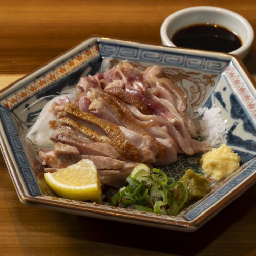 鹿児島県産 地鶏炭火たたき