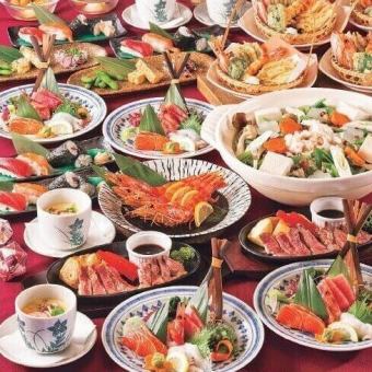 【満足宴会コース】全8品 2時間飲み放題付き！5000円(税込)