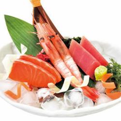 刺身三品盛合せ