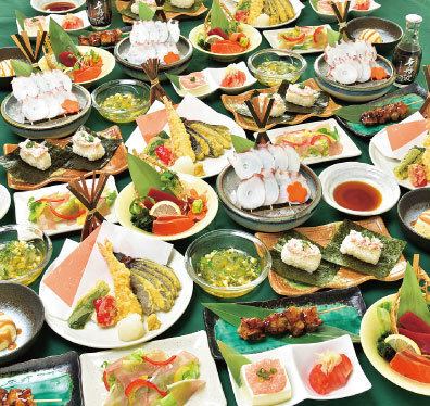 【爽風コース】全8品 2時間制（ラストオーダー30分前）飲み放題付き4,500円(税込)