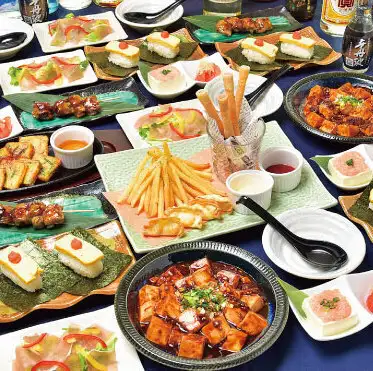 畅饮套餐,3500日元起。