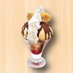 パリパリチョコバナナパフェ