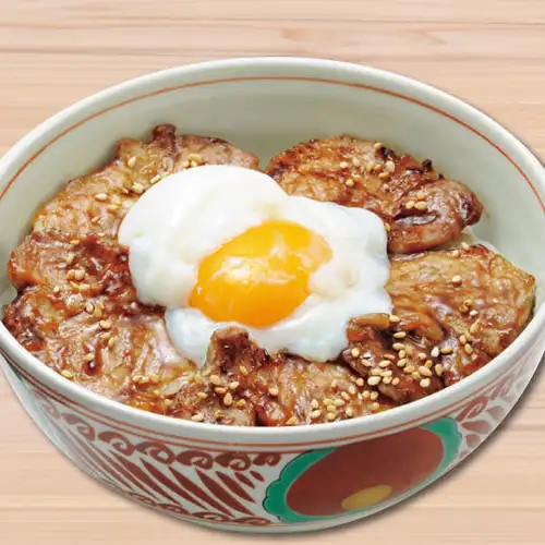 따뜻한 돼지 갈비 덮밥