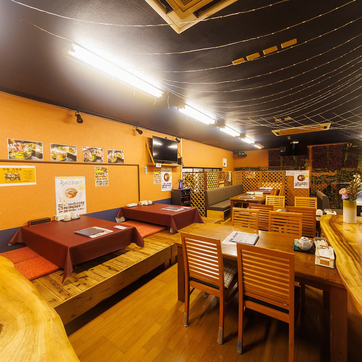 こだわり空間の店内でゆったりとした時間をお楽しみください！