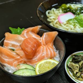 サーモン丼
