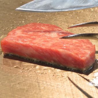 Japanese black beef A5 rank sirloin 100g