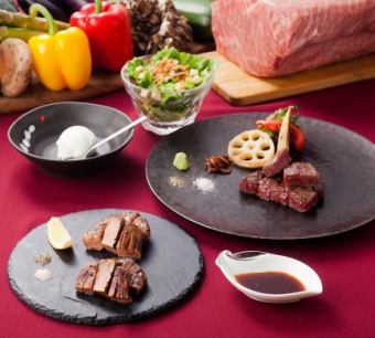 [Most popular!!] Keiji (4730 yen/tax included) Thick-sliced beef tongue and steak course <7 dishes in total>