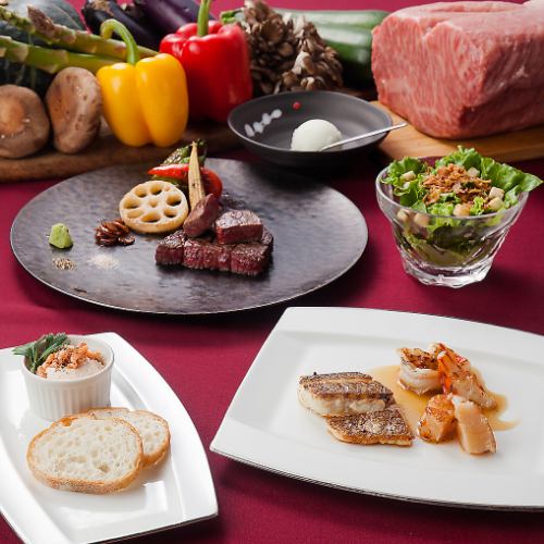 A full course menu to choose from♪ Enjoy high-quality ingredients at reasonable prices!