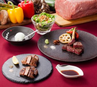 [Most popular!!] Keiji (4,950 yen/tax included) Thick-sliced beef tongue and steak course <7 dishes total>