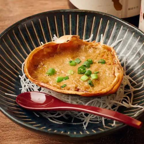 蟹味噌甲羅焼き