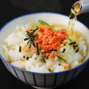 茶泡饭（三文鱼或李子）