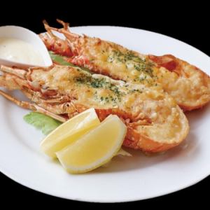 ロブスター一尾（チーズ焼きorウニソース）