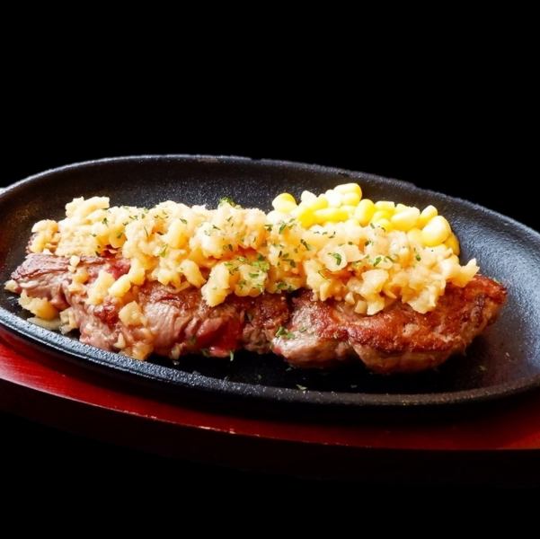 ニンニクがたっぷり！【スタミナステーキ】は活力を付けたい時期にぴったり♪150g 1870円(税込)◎