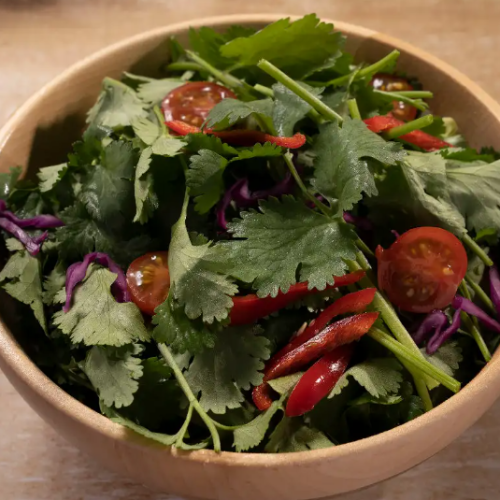 パクチーサラダ Coriander salad