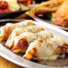 Truffle oil-scented meat-wrapped dumplings