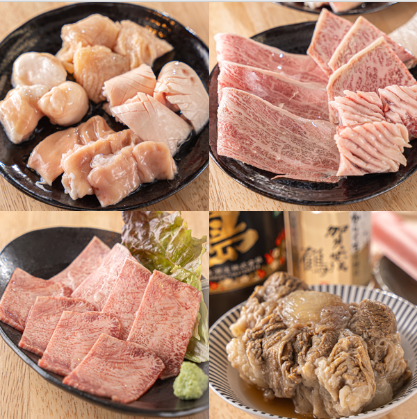 5 minutes walk from Daikokucho Station! Enjoy A5 wagyu yakiniku and oden made with beef tail! Perfect for a drinking party!