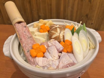 超お得!120分飲み放題付き【焼鳥屋の鶏鍋宴会コース】