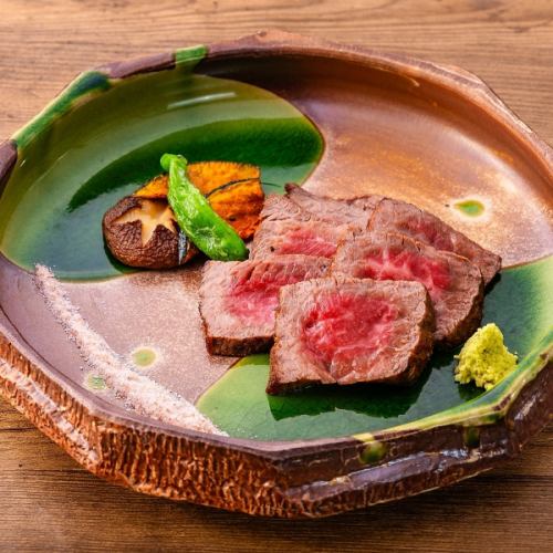 Charcoal grilled wagyu beef
