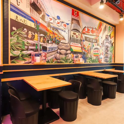 お洒落で清潔感のある店内