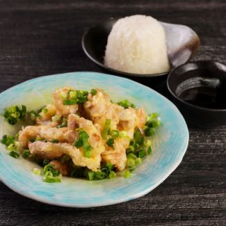 5 pieces of chicken tempura