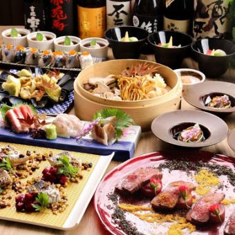 【2025.12/1(月)～2/27(金)まで】2H飲み放題付 冬の着席コース5500円 