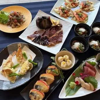 【2026.8/31(月)～11/27(金)まで】2H飲み放題付 秋の着席コース5500円　 (宴会/飲み会)