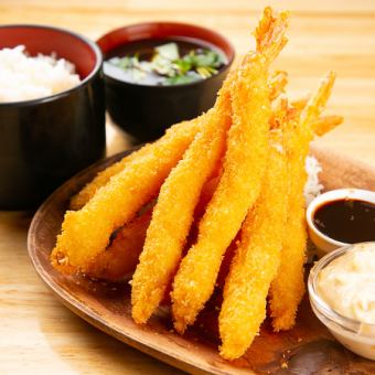 ■ Demon fried shrimp set meal