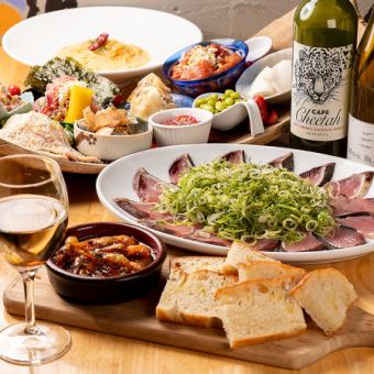 120分飲み放題付◎358コース≪お造りや店主自慢のパスタなど全6品≫6000円⇒現金払い5000円