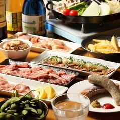 [Standard] All-you-can-eat Genghis Khan + 120 minutes all-you-can-drink course Men: 5,200 yen (tax included) Women: 4,500 yen (tax included)