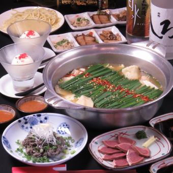 Total of 6 dishes★ Offal hot pot course + 2 hours of all-you-can-drink included 5,170 yen (tax included)