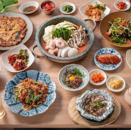 韓国風お料理が勢ぞろい