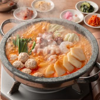【ナッコプセ鍋コース】2H飲み放題付(LO90分後)お食事全6品！1番人気！