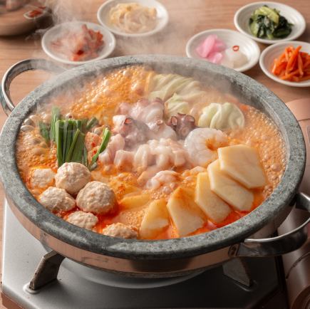 【ナッコプセ鍋コース】2H飲み放題付(LO90分後)お食事全6品！1番人気！