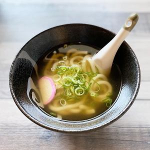 素うどん（温）