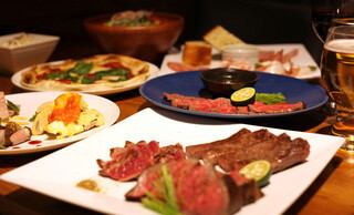 All courses with Bizen black beef!