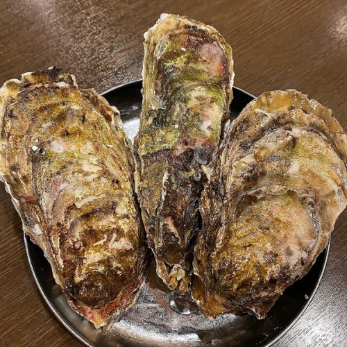 3 grilled oysters