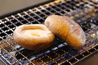 Thick grilled shiitake