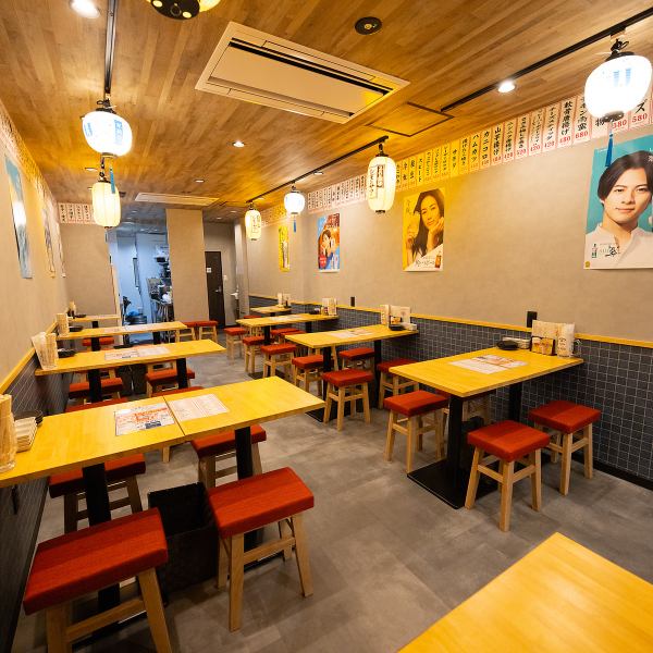 Perfect for small parties or drinking parties with friends! Enjoy gyoza and yakitori without worrying about those around you♪ [#Tenma #Osaka #gyoza #mapo tofu #cheap #neo bar #public bar #all-you-can-drink #izakaya #girls' night out #private room #Chinese]