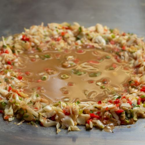 ベースもんじゃ＋トッピング