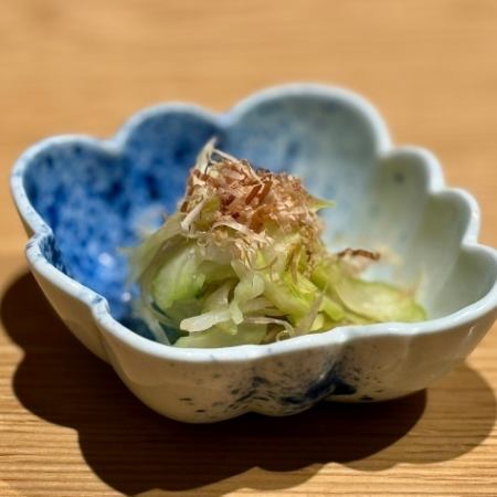 セロリとみょうがの浅漬け