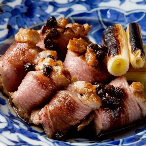 焼鴨ロース【山椒ソース】