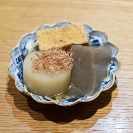 おでん3種盛り合わせ