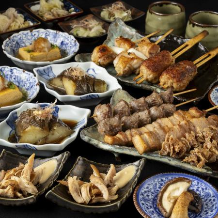 【歓送迎会に！】【ハナレ《日本酒堪能》コース】料理全8品 10種の日本酒など2H飲放6000円(税込)